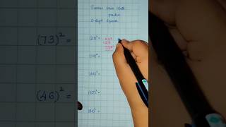 Boost Your Math Skills: Summer Series on 2-Digit Squares! #shorts #maths 📝🏡 ⛱️