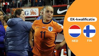 Oranje wint stug en zwaait Martens uit| samenvatting Nederland - Finland | kwali