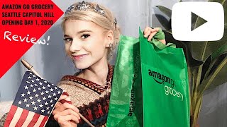 Amazon Go Grocery First Cashierless Store Seattle Opening Day Review & Guide