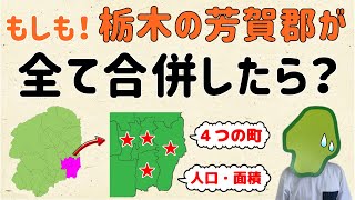 【栃木●位になる!?】もしも芳賀郡が、全て合併したら？【群馬と栃木の「おとなり劇場」】