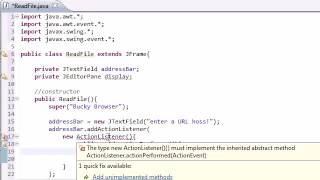 Intermediate Java Tutorial 34 Creating a Simple Web Browser