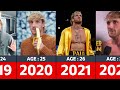 wwe logan paul transformation from 1 to 29 years old