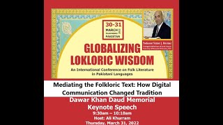 Mediating the Folkloric Text | Professor Simon J. Bronner | Digitizing Folk Wisdom