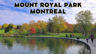 Beautiful Mount Royal Park in Montreal, Québec, Canada - Fall 2021