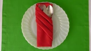 Napkin Folding - Fancy Pouch