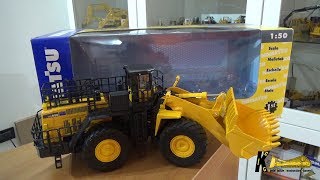 Komatsu WA900 3 Wheel Loader 1:50 by First Gear Model Review