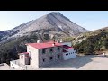 flying a drone by mount dirfys evia island greece