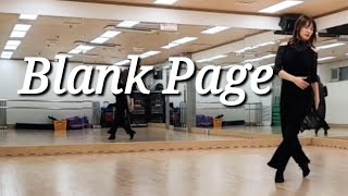 Blank Page line dance #머슬퀸라인댄스