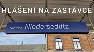 Hlášení na zastávce Dresden-Niedersedlitz [DB]