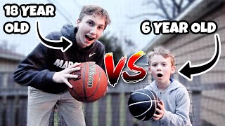6 YEAR OLD exposes 18 YEAR OLD in Trick Shot H.O.R.S.E! | Match Up