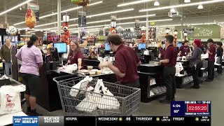 Shoppers Pack Stores Hours Before Thanksgiving