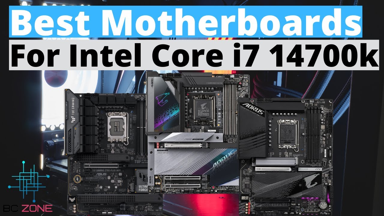 THE BEST MOTHERBOARDS FOR INTEL CORE I7 14700K FOR 2024! (TOP 3) - YouTube