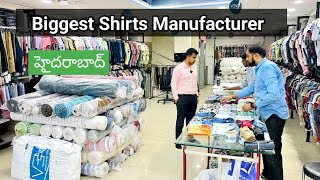 Biggest shirts manufacturer in Hyderabad / Ramgopalpet Wholesale market