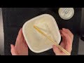 【asmr 咀嚼音】すき家の『三種のチーズ牛丼』を食べる音。【囁き声 手元動画】