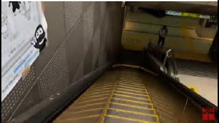 【東芝】2X エスカレーター　獨協大学前駅 2X escalator Dokkyu-Daigaku Mae station Tobu line Soka Saitama Japan