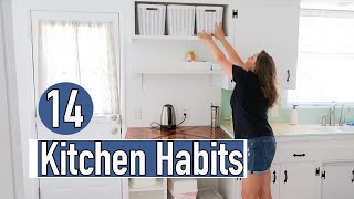 Making Good Kitchen Habits - Minimalist Family Home