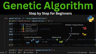 Build a Self-Evolving Genetic Algorithm in Python | Step-by-Step Beginner Tutorial