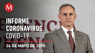 Informe diario por coronavirus en México, 24 de mayo de 2020