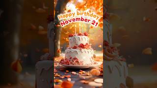 21 November Best Happy Birthday Song |Happy Birthday WhatsApp Status #shorts  #celebrationavenue