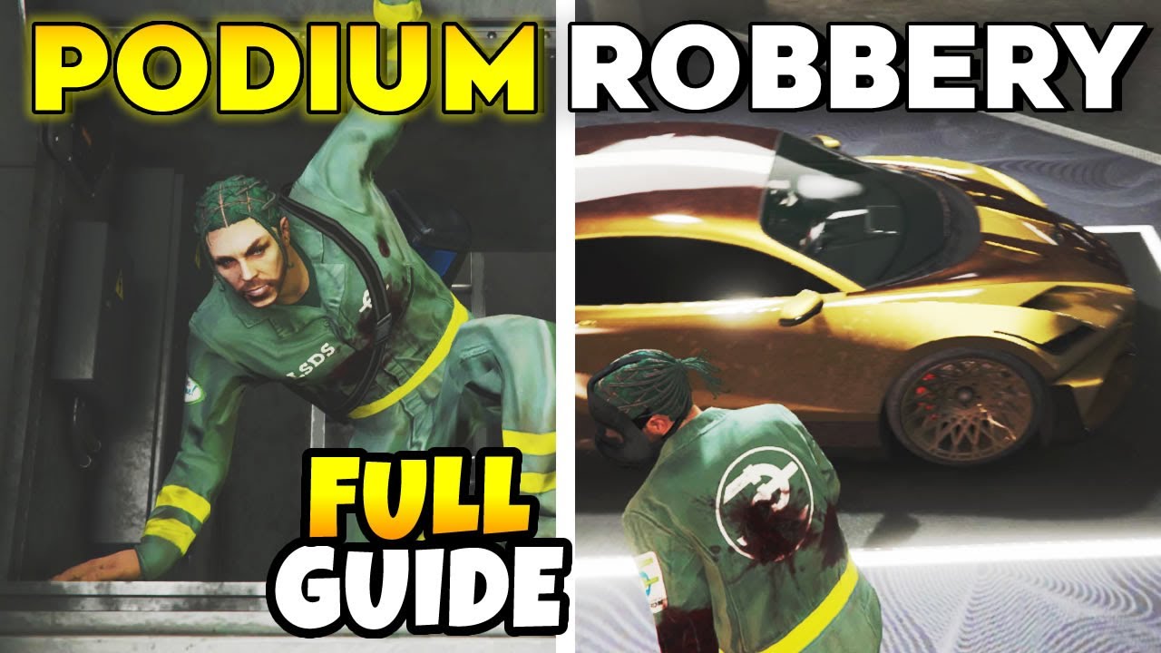 GTA Online The Podium Robbery Full Guide (The Chop Shop DLC) - YouTube