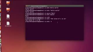 Linux Command Line Tutorial For Beginners 16 echo command