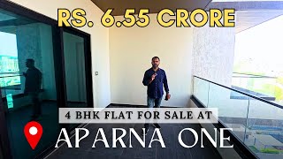 Aparna One 4BHK for Sale at Shaikpet-Gachibowli | West facing | Price : 6.55 Cr