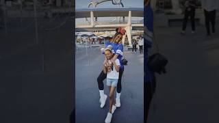 Ciara, Russell WIlson and family having fun at Walt Disney World Florida