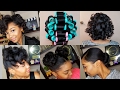 HOW TO ROLLER SET HAIR | Roller Setting Tutorial 2017 | RELAXED HAIR