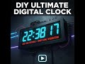 Digital Clock Using HTML CSS JavaScript | Live Clock Project