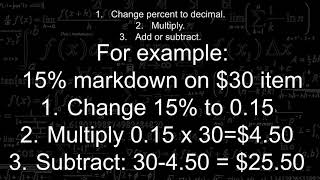 Markups and markdowns