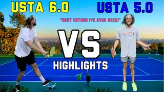 USTA 6.0 VS USTA 5.0 | AMAZING POINTS