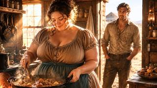 The Giant Cowboy Hired a Widow to Cook — Then She Healed His Lonely Heart