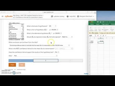 Mat240 Module 6 Ca 6 2 2 Youtube