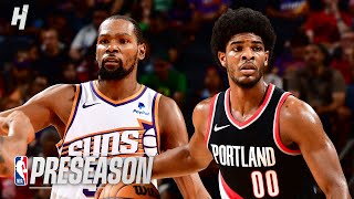 Portland Trail Blazers vs Phoenix Suns - Game Highlights | 2023 NBA Preseason