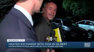 Heated exchange with HOA in Gilbert