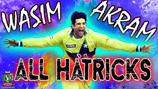 Wasim Akram Hat Tricks 🔥🔥 | #wasimakram #cricket #viral