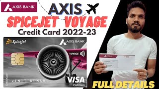 Axis Bank SpiceJet Voyage Credit Cards Review| Free Flight Ticket🔥🔥