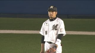 イチローばりの頭脳プレー!! 伊志嶺が好演技で進塁阻止 2013.05.22 M-T