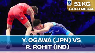 Gold Medal • FS 51Kg • Yamato OGAWA (JPN) vs. Rohit ROHIT (IND)