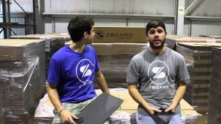 ZBoard Manufacturing: Pallets, T-Shirts, Forklifts and Foam