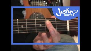 Easy Acoustic Solo Blues Lesson #2of3 (Guitar Lesson PR-001) How to play