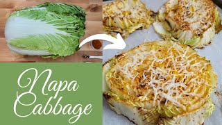 Roasted Napa Cabbage/ Healthy Side Dish/Easy Recipe