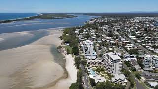 Pumicestone Passage and Bribie Bar at Low Tide Nov 3rd 2022