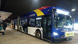 Ride On Metro Transit 2018 New Flyer XD60 8102 On the D Line to Brooklyn Center Transit Center