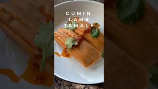 Cumin Lamb Tamale  | Spontaneous Cooking ASMR #shorts #mexicanfood