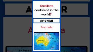 Australia#smallest #continental  #gkquiz #fullformworld #english #knowledge #generalknowledgequiz