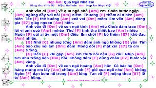 Hợp âm | Qua Ngõ Nhà Em | Am | Hợp Âm Nhạc Việt