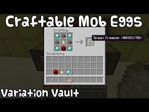 Minecraft Bukkit Plugin - Craftable Mobeggs - Craft spawn eggs! Minecraft Bukkit Plugin - Craftable Mobeggs - Craft spawn eggs!