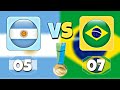 🇦🇷আর্জেন্টিনা vs ব্রাজিল🇧🇷 কোন দেশের ট্রফি সবচেয়ে বেশি 🏆 argentina vs brazil all trophy compare