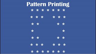 C Practical and Assignment Programs-Pattern Printing 10